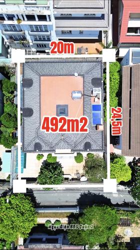 Biệt Thự Thảo Điền 492m2(20x24) Trệt 2 Lầu 5PN,6WC-Thiết Kế Hiện Đại-Giá Chỉ 180 Triệu/m2 - 1
