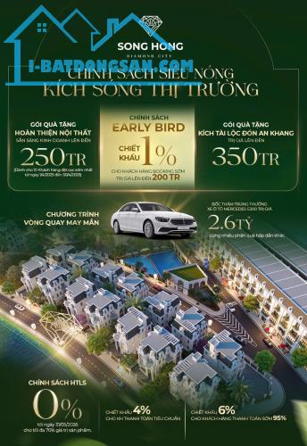 Liền Kề 7-15 siêu đẹp Sông Hồng Diamond City Hưng Yên bán giá  ngoại giao - 2