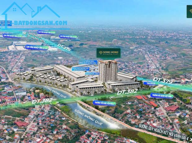 Liền Kề 7-15 siêu đẹp Sông Hồng Diamond City Hưng Yên bán giá  ngoại giao - 1