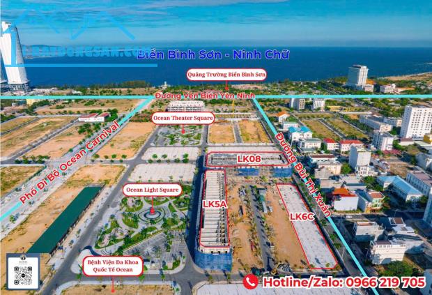Shophouse mặt biển, Bình Sơn Ocean Park, giá F0, sổ sẵn, suất giá ngoại giao từ 960 triệu.