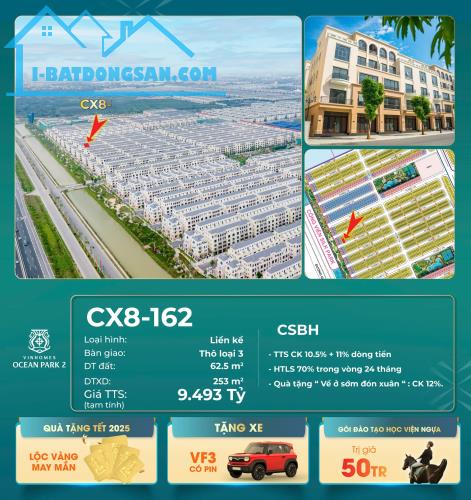 SIÊU PHẨM KÉP – CƠ HỘI SỞ HỮU CẶP CĂN CỰC ĐẸP TẠI PHÂN KHU CỌ XANH - Vinhomes Ocean Park 2