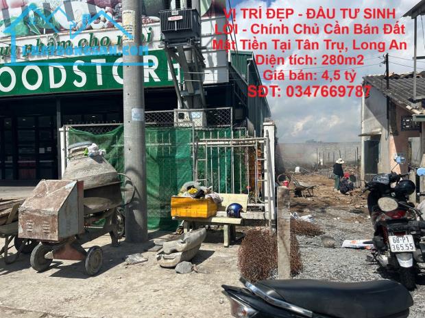 VỊ TRÍ ĐẸP - ĐẦU TƯ SINH LỜI - Chính Chủ Cần Bán Đất Mặt Tiền Tại Tân Trụ, Long An - 3