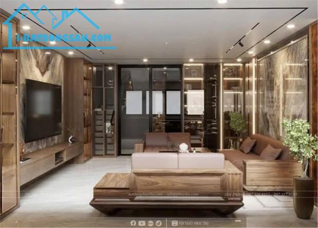 BÁN NHÀ Thạch Bàn 50m2, 7 tầng, 5m mặt tiền,lô góc,nở hậu,full nội thất, kdoanh giá 12.x - 1