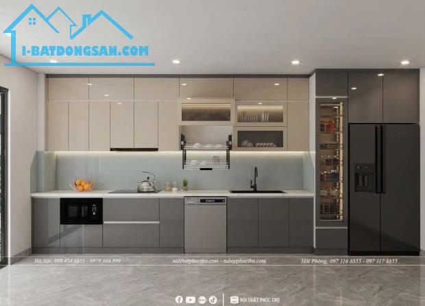 BÁN NHÀ Thạch Bàn 50m2, 7 tầng, 5m mặt tiền,lô góc,nở hậu,full nội thất, kdoanh giá 12.x - 3