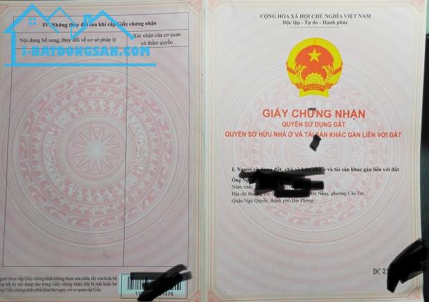 Chính Chủ BÁN Nhà Độc Lập Đường Đà Nẵng, Hải Phòng (ngõ thông chợ Đường Giang) Tặng full - 3