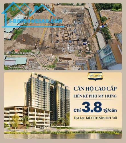 Căn hộ chuẩn Tera Luxury Nam SG giá 3,8 Tỷ/căn chiết khấu 2%