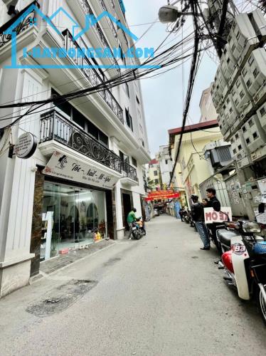 BÁN NHÀ CCMN 8 TẦNG - MẶT NGÕ CẦU GIẤY - Ô TÔ QUA  - 100M2 - SỔ ĐỎ CHÍNH CHỦ - 2