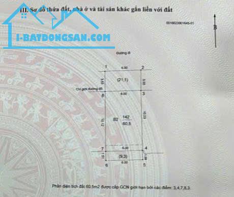 BÁN NHÀ PHỐ TÔ HIỆU – 60M²  - MẶT TIỀN 6M – CHỈ 46 TỶ - 2