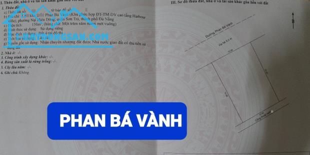 🔴💥Bán đất đường Phan Bá Vành, Sơn Trà, Đà Nẵng