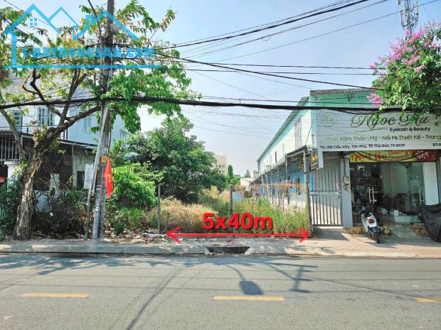 ĐẤT MẶT TIỀN ĐƯỜNG CẦU XÂY, DT 170M², VUÔNG A4, TÂN PHÚ, TP. THỦ ĐỨC