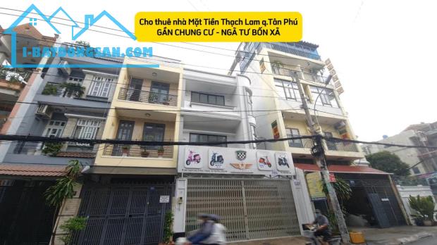 Cho thuê nhà mặt tiền Thạch Lam 144m², 2 Lầu - NGANG 8M - GẦN CHUNG CƯ