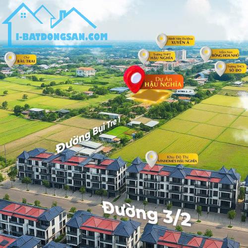 Thanh lý nền đất thổ 158m2 ngay Vinhomes Hậu Nghĩa - 4