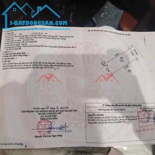CHÍNH CHỦ BÁN LÔ ĐẤT 54M TẠI PHỤNG CHÂU-CHƯƠNG MỸ-HÀ NỘI - 3