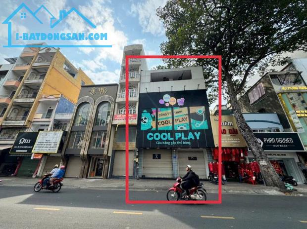 Cho thuê nhà mặt tiền 185-187 Nguyễn Trãi, P2, Q5. Trệt, 4 lầu, DT 9x22 chỉ 200tr