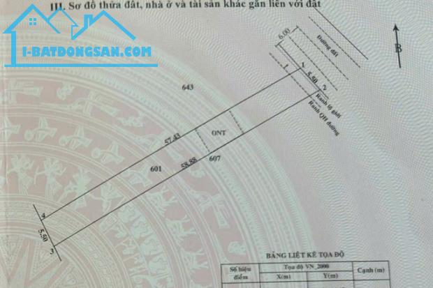 BÁN ĐẤT THÁI MỸ – 317M2 6M MT – TỈNH LỘ 7 – CÁCH QL22 CHỈ 8 PHÚT – 600 TRIỆU