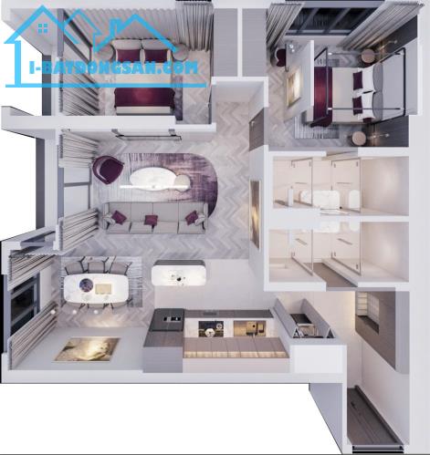 Ở đây, bạn không chỉ sống – bạn đang sống như các tỷ phú.  Căn hộ 2PN tại Regal Residence - 2