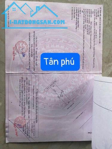 BÁN NỀN MẶT TIỀN SỐ 111 ĐƯỜNG A4 TÂN PHÚ - LH 0949946604 QUÝ