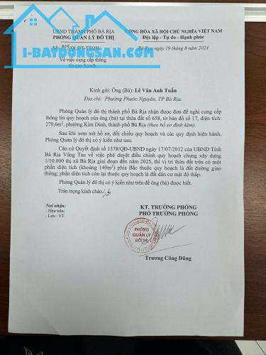 🏡 BÁN ĐẤT MẶT TIỀN QL51 – PHƯỜNG KIM DINH – TP. BÀ RỊA 🏡 - 3