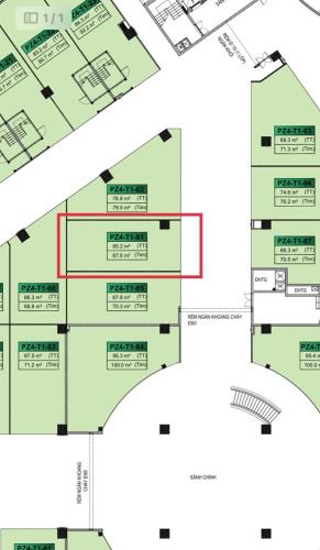 CHÍNH CHỦ CẦN BÁN MẶT BẰNG KINH DOANH Khu Trung Tâm Thương Mại Parking Zone 4 Vinhomes - 4