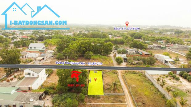 🔥GẦN BIỂN – GIÁ RẺ NHẤT TUYẾN TRẦN QUANG DIỆU – 8x30 2,6 TỶ, TÂN PHƯỚC