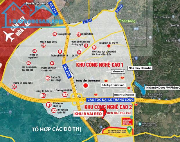 bán đất hòa lạc 505m2, nhỉnh 4 tỷ, sổ đỏ chính chủ, công chứng trong ngày
