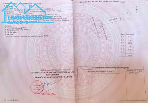 Lô Đất Vị Trí Vàng Gần KCN Hòa Phú- TP. BUÔN MA THUỘT - ĐĂK LĂK - Chỉ 775 Triệu!** - 2