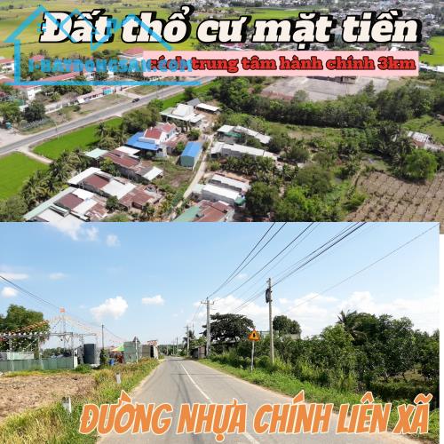 Đất mặt tiền đường nhựa liên xã gần chợ gần trường - 1