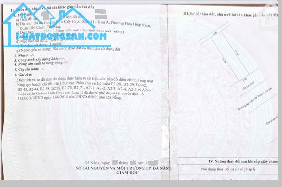 Bán đất mặt tiền đường Nguyễn Tất Thành nối dài, vị trí rất đẹp.