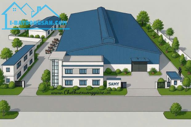 Cho Thuê 4.300m2 Nhà Xưởng Ngoài KCN Tân Uyên Bình Dương