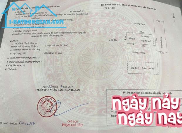 Nhà Văn Cao vị trí cực nông, 55m 4 tầng, full đồ, đường 6m, Giá 5.7 tỉ - 4