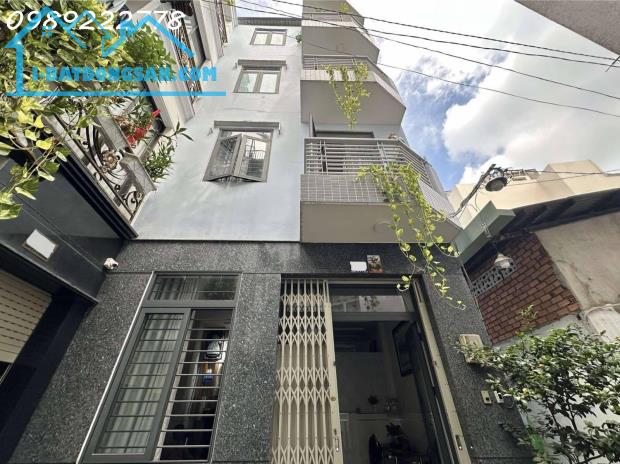 NHIÊU TỨ, P7,- TRỆT, 3 LẦU + ST TRƯỚC - 37M2 (5x7) NỞ HẬU - RẤT GẦN MẶT TIỀN