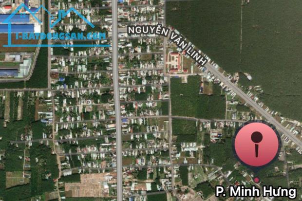 BÁN 2 SÀO ĐẤT (29x61=2330M2) SẴN 200M THỔ CƯ MINH HƯNG CHƠN THÀNH 890tr - 1
