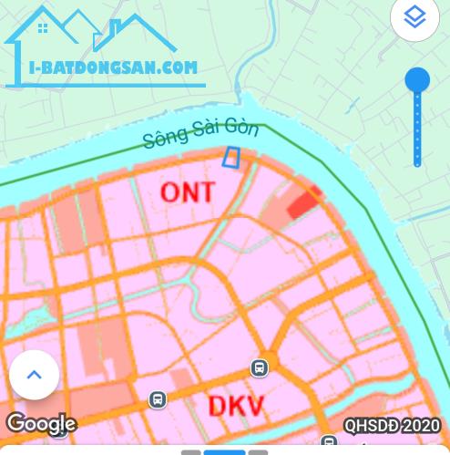 HÓC MÔN, BÁN 494m2 MẶT TIỀN BỜ BAO SÔNG SÀI GÒN, XÃ NHỊ BÌNH - 2