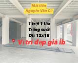 CHO THUÊ MẶT BẰNG MẶT TIỀN 1 TRỆT 1 LẦU VỊ TRÍ CỰC ĐẸP