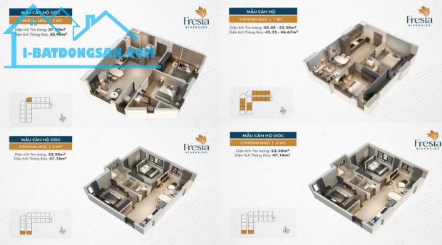 Mở bán căn hộ cao cấp ôm trọn view sông Đồng Nai thanh toán 390tr miễn lãi 18 tháng