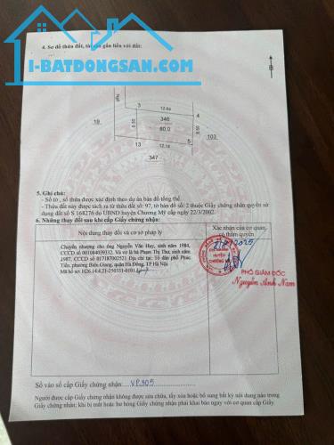CC cần bán 80m full thổ cư tại phú nghĩa chưng mỹ hà nội