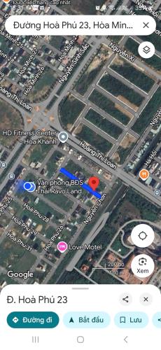 Bán lô đất Hòa Phú 23 - Khu E Kim Long - Liên chiểu - Đà Nẵng