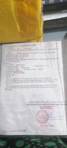 SANG NHƯỢNG ,NHÀ MẶT PHỐ THẠNH XUÂN 62, Q.12, HCM - GIÁ CHỈ 1.6 TỸ (76 M2 MỖI NỀN ) - 3