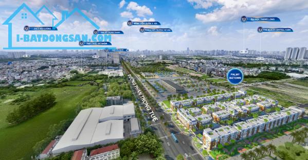 Bán liền kề Palmy Biztown Thanh Trì – 75m² – 147tr/m²
