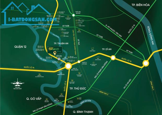 Căn hộ view sông mặt tiền Quốc Lộ 13, giá chỉ 2.066 tỷ/2PN, giỏ hàng trực tiếp CĐT
