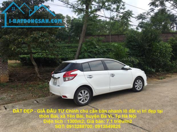 ĐẤT ĐẸP - GIÁ ĐẦU TƯ Chính chủ cần bán nhanh lô đất vị trí đẹp tại huyện Ba Vì, Tp Hà Nội - 4