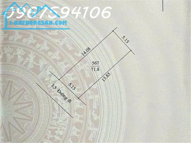 chỉ hơn 1 tỷ 
71,8m đất đường ô tô sẵn sổ đỏ 
liên hệ em : 0967594106 - 0987282011 - 4