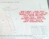 ĐẤT ĐẸP – GIÁ TỐT -  CẦN BÁN LÔ ĐẤT tại xã Nghĩa Trung, Bù Đăng - Tỉnh Bình Phước