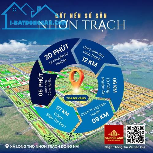 Cty Saigonland - Đầu tư đất nền  tại Nhơn Trạch với tài chính từ 2 đến 3 tỷ đồng - 2