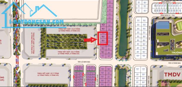 Bán Biệt thự Song Lập 228m2 Bình Minh 27 Vinhomes Wonder City, Đối diện tòa căn hộ