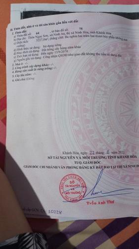 BÁN ĐẤT NGỌC SƠN – NINH AN, GẦN GA HÒA HUỲNH, KCN DỐC ĐÁ TRẮNG, KĐT ĐÔNG BẮC NINH HÒA
 • - 2