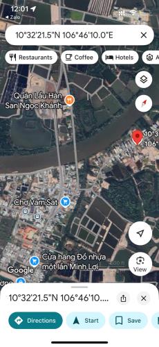Bán lô đất đường xe hơi Lý Nhơn, x. Lý Nhơn, Cần Giờ Giá 4,6tỷ - 4