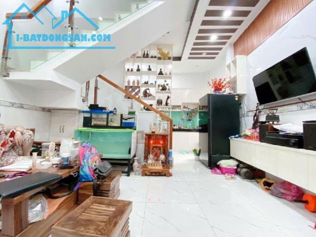 (27M2) NHÀ MỚI ĐẸP CẠNH ĐƯỜNG NGUYỄN OANH ,P 10, GV ,2 TẦNG,2PN, 2 WC, GIÁ 3 TỲ - 5
