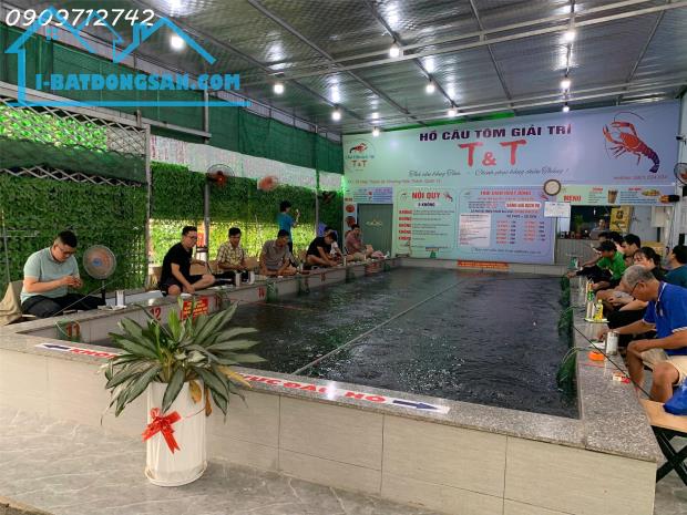Hiện gia đình cần tiền để giải quyết công việc nên chủ muốn sang lại hồ câu tôm giải trí