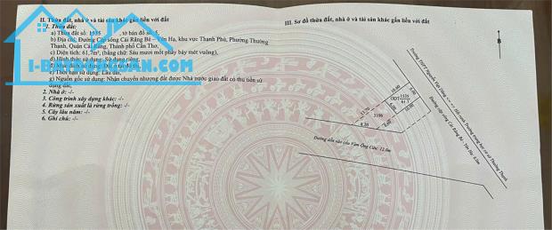 Chính chủ cần bán căn nhà ở số 372C khu vực Thạnh Phú phường Thường Thạnh,  Cái Răng TP. - 1